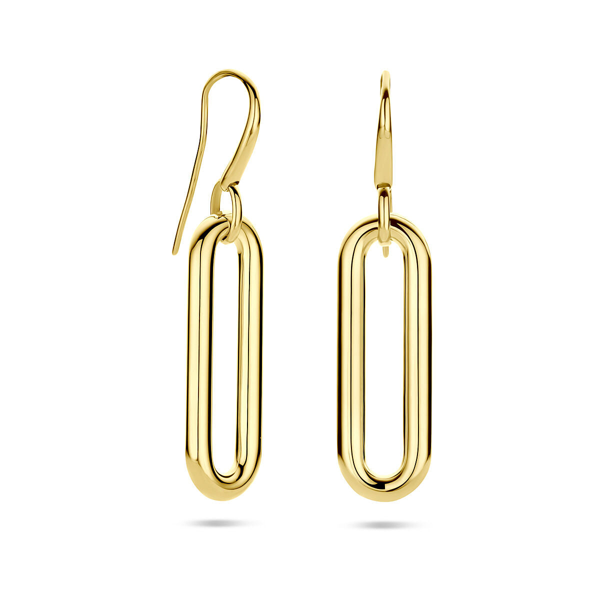 14K geelgouden oorhangers schakel 33 mm - 4034483 - PansiteNederland.nl