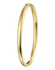 Zilgold (Geelgoud Met Zilverkern) Bangle Scharnier Massief Ovale Buis 5mm 5000142