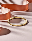 Zilgold (Geelgoud Met Zilverkern) Bangle Scharnier Massief Ovale Buis 5mm 5000142