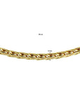 Zilgold (Geelgoud Met Zilverkern) Collier Vossestaart 4,0 mm 5000119 - PansiteNederland.nl