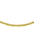 Zilgold (geelgoud met zilverkern) collier cardano 3,0 mm 45 cm 5000125