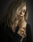 Zilgold (Geelgoud Met Zilverkern) Bangle Scharnier Massief Vlakke Buis 3 X 61 Mm 5000139 - PansiteNederland.nl