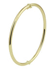 Zilgold (Geelgoud Met Zilverkern) Bangle Scharnier Massief Ronde Buis 3 mm 5000201