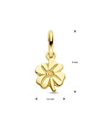 14K geelgoud hanger klaver 4028299