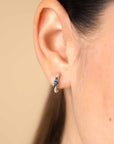 Zinzi oorringen SEPTEMBER zilver met geboortesteen blauw saffier zirkonia 13mm ZICRZ-SEP - PansiteNederland.nl