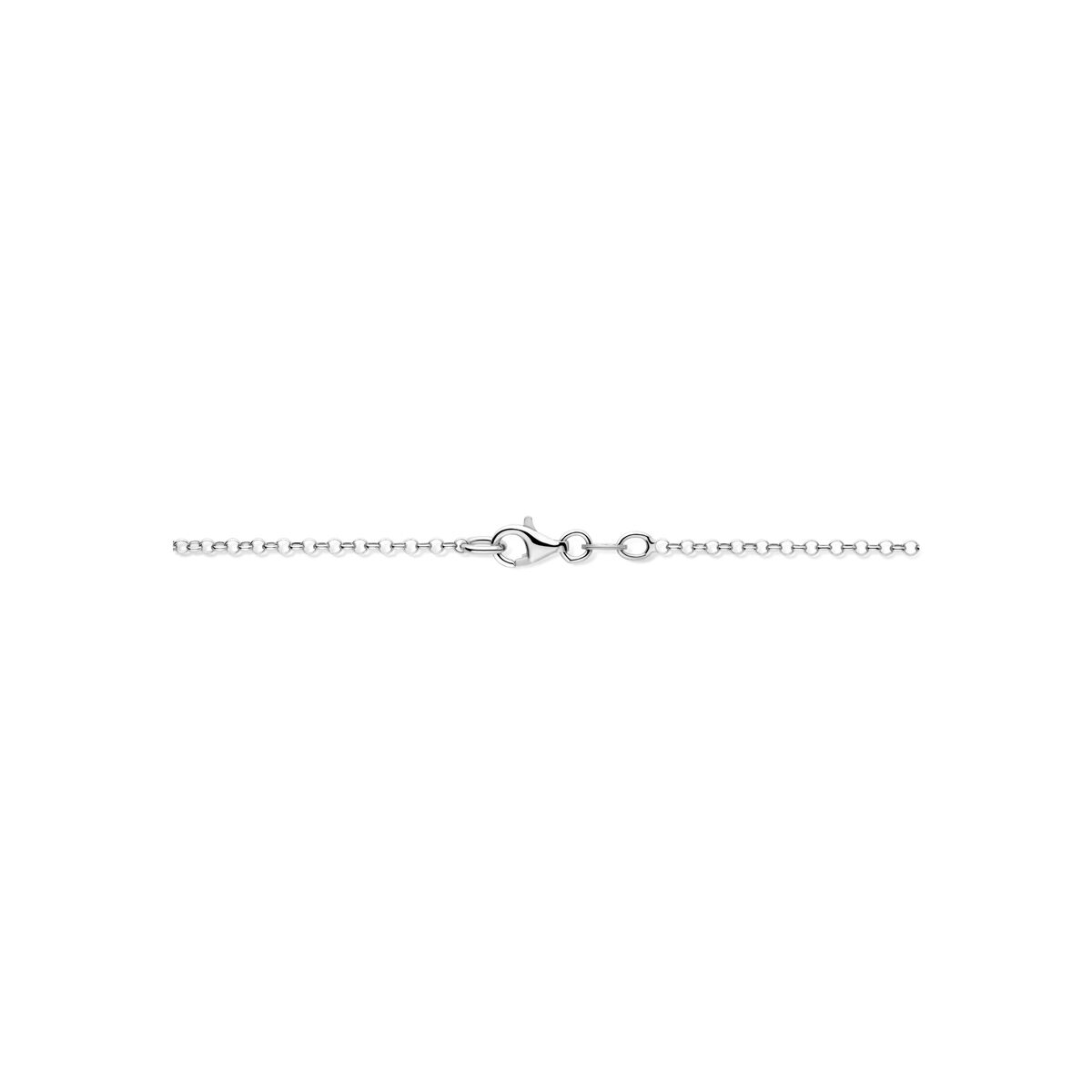 Fantasy Collection Gerhodineerd Zilveren Ketting 1342339