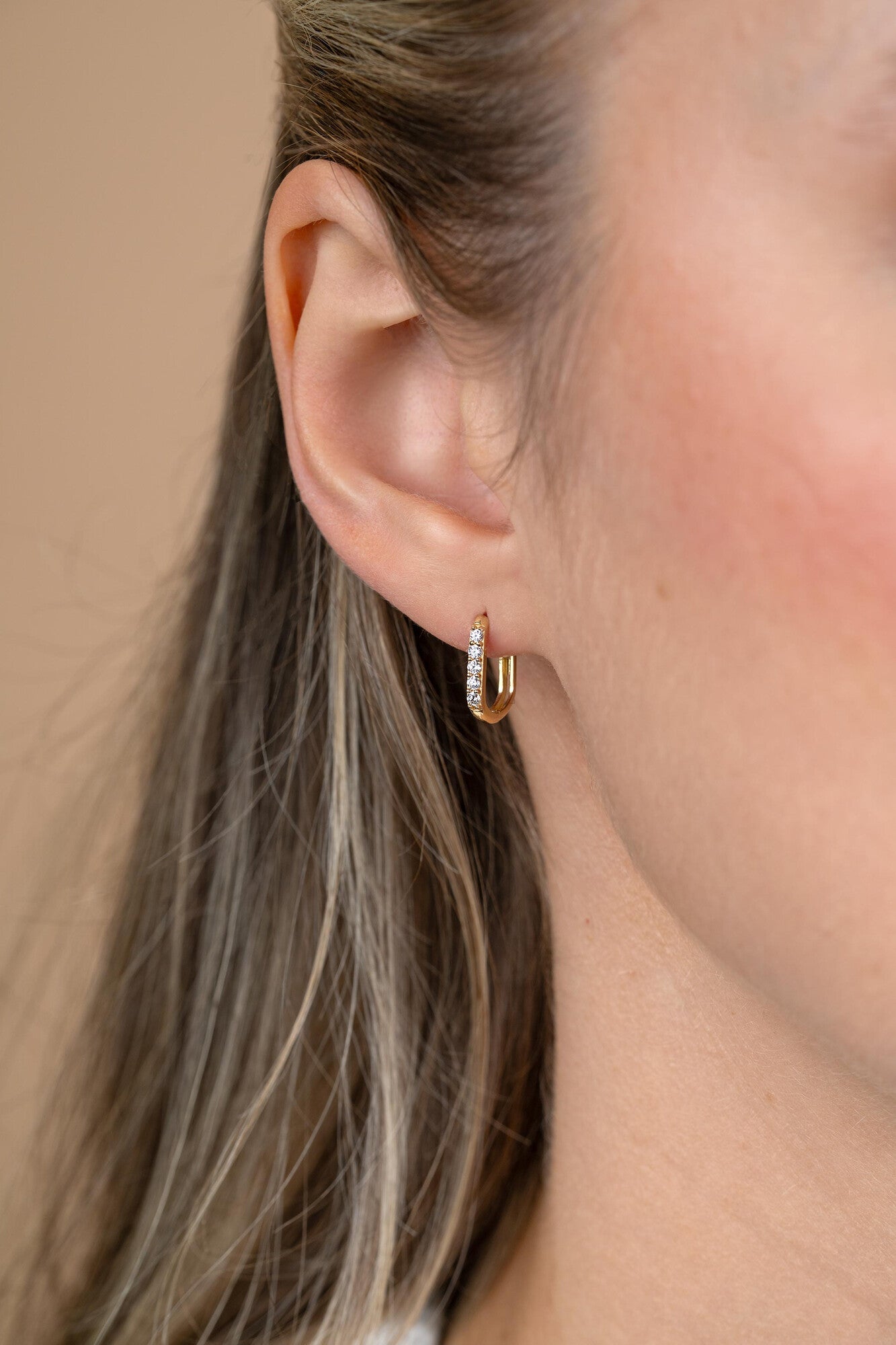 ZINZI 14K Gouden Oorbellen ZGO564 wit