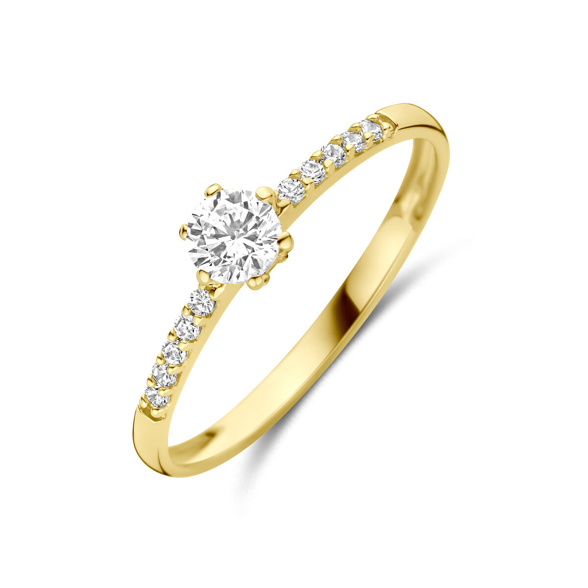 Fantasy Collection Ring zirkonia 14K geelgoud