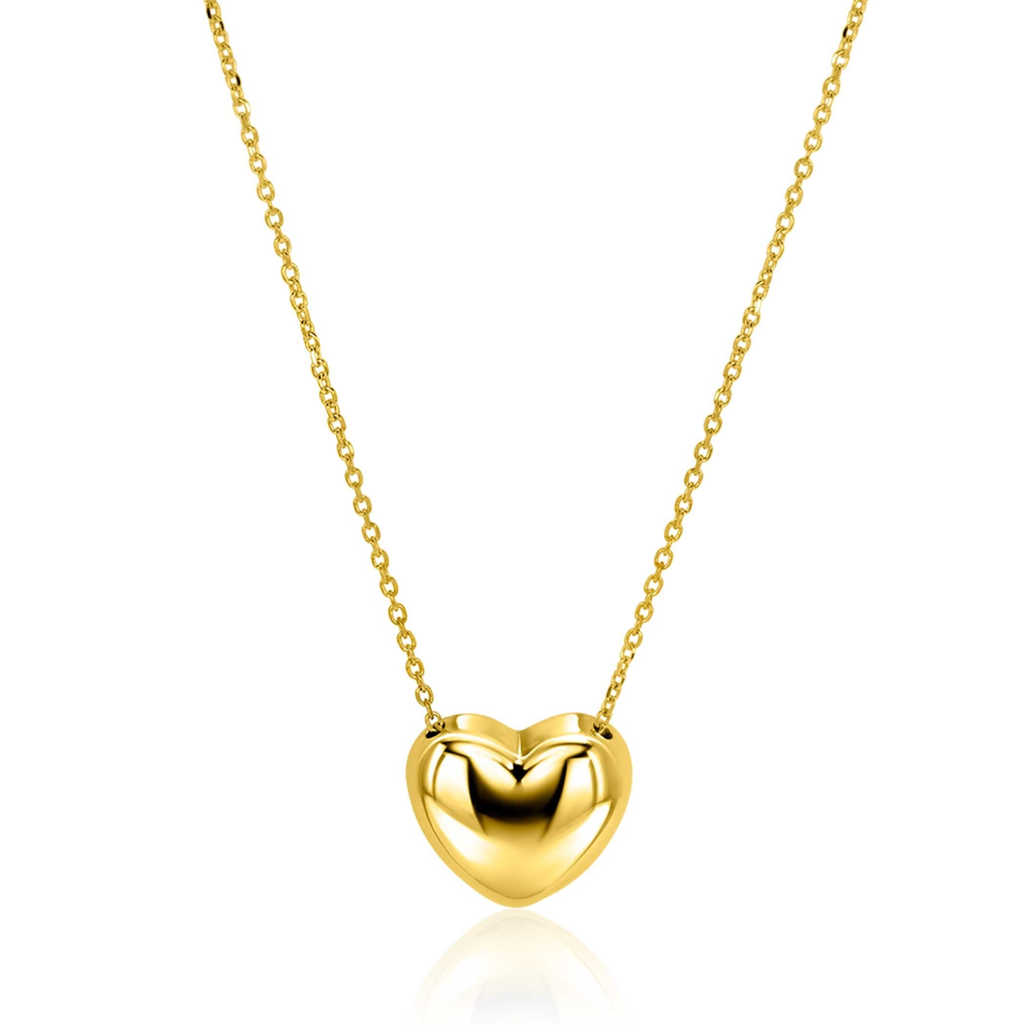 ZINZI Verguld Zilveren Ketting 40-45 cm - ZIC2672G