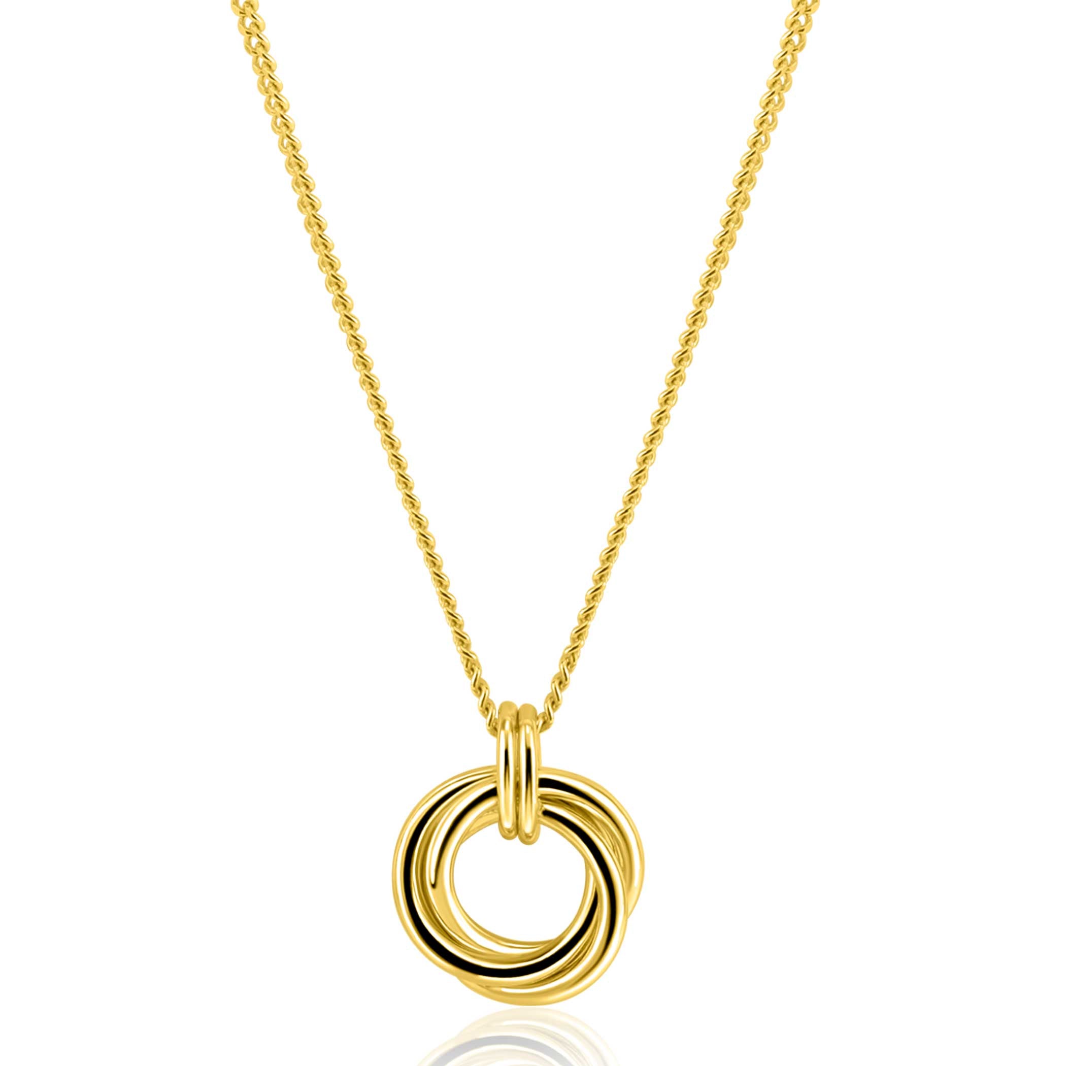 ZINZI Verguld Zilveren Ketting ZIC2797