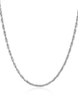 ZINZI zilveren schakel ketting 2,3mm breed 43-45cm ZIC2648