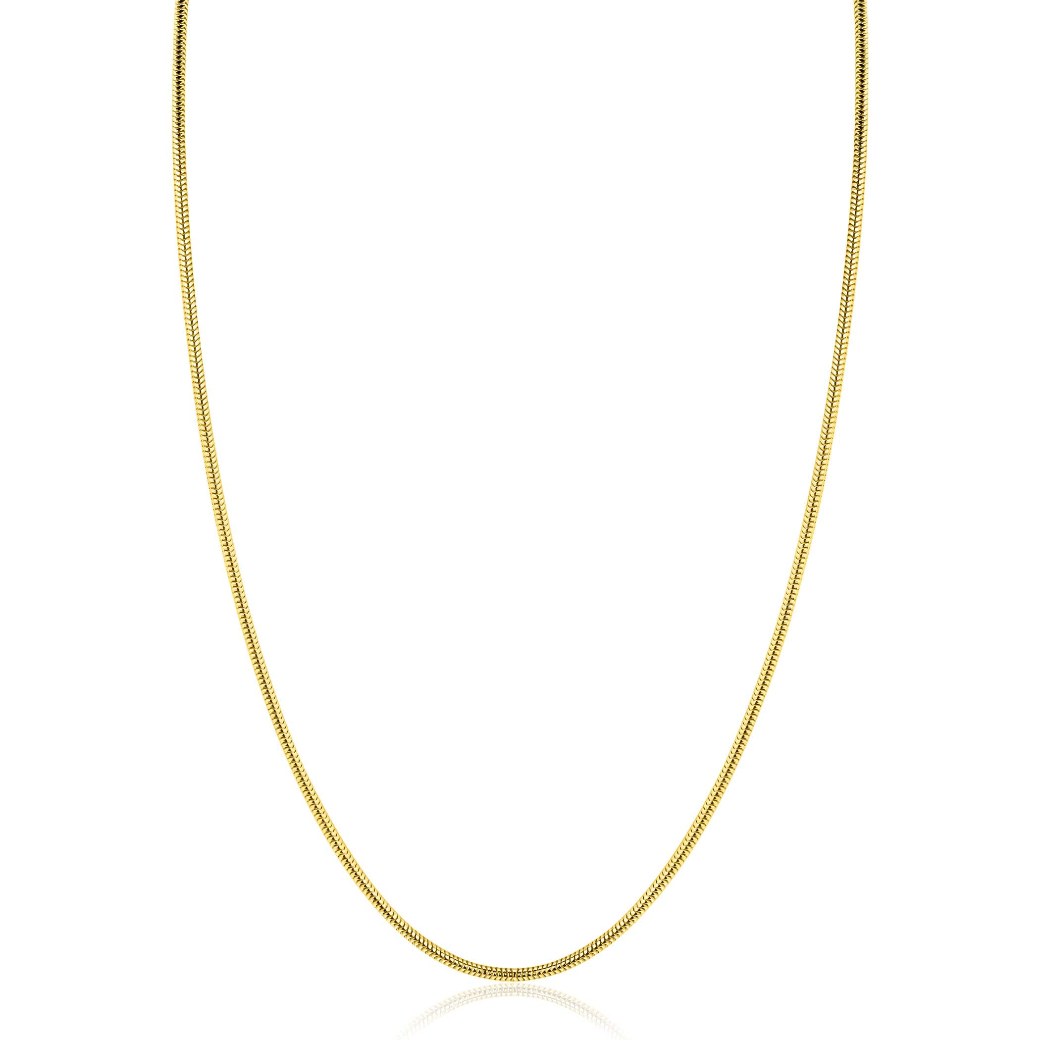 ZINZI Verguld Zilveren Ketting - ZIC2848G