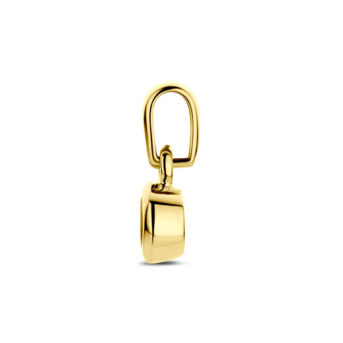 14K geelgouden hanger zirkonia 11 mm - 4034908 - PansiteNederland.nl