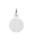 Zilver gerhodineerde graveerhanger hart 133353 - PansiteNederland.nl