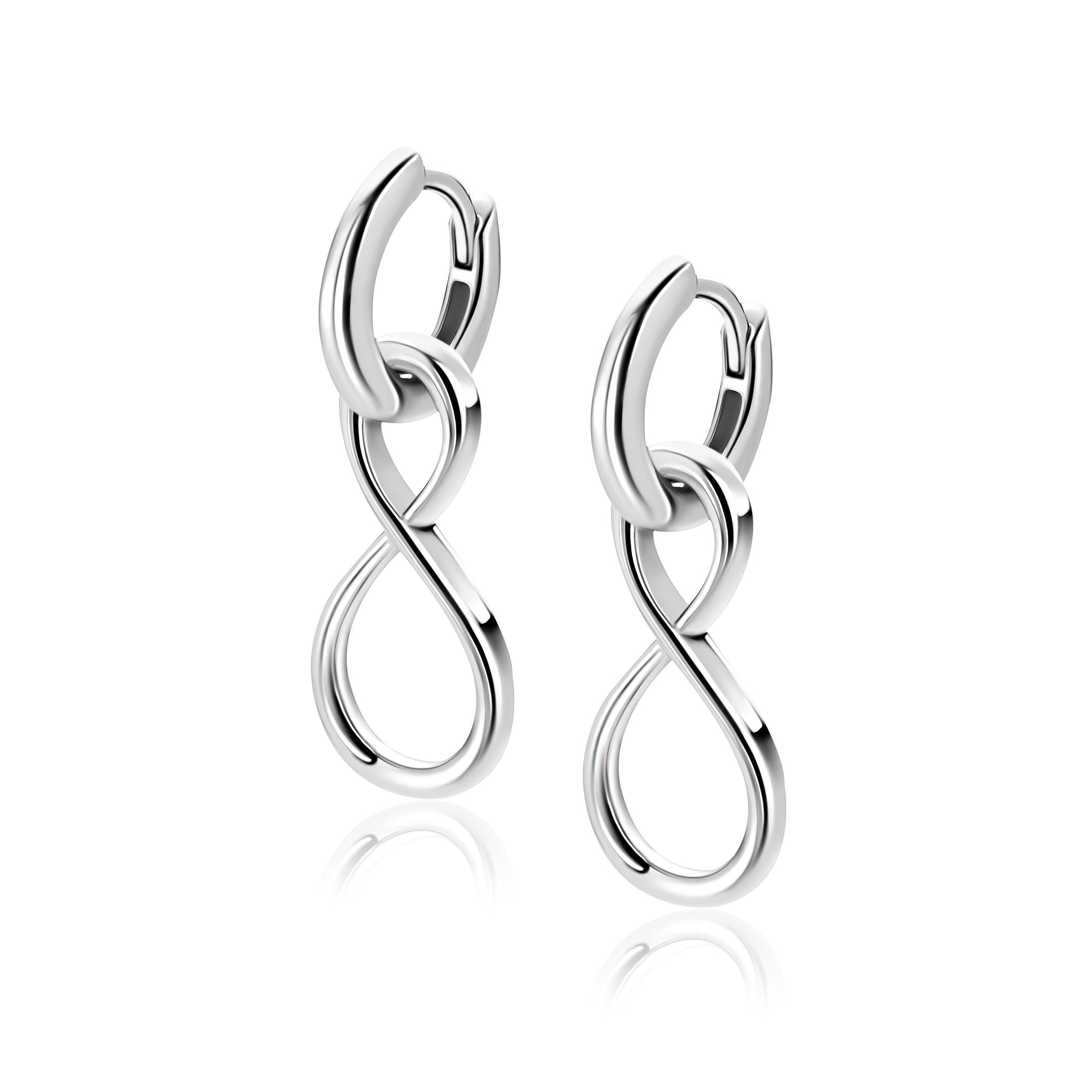 ZINZI Zilveren Oorbedels 20mm - ZICH2717