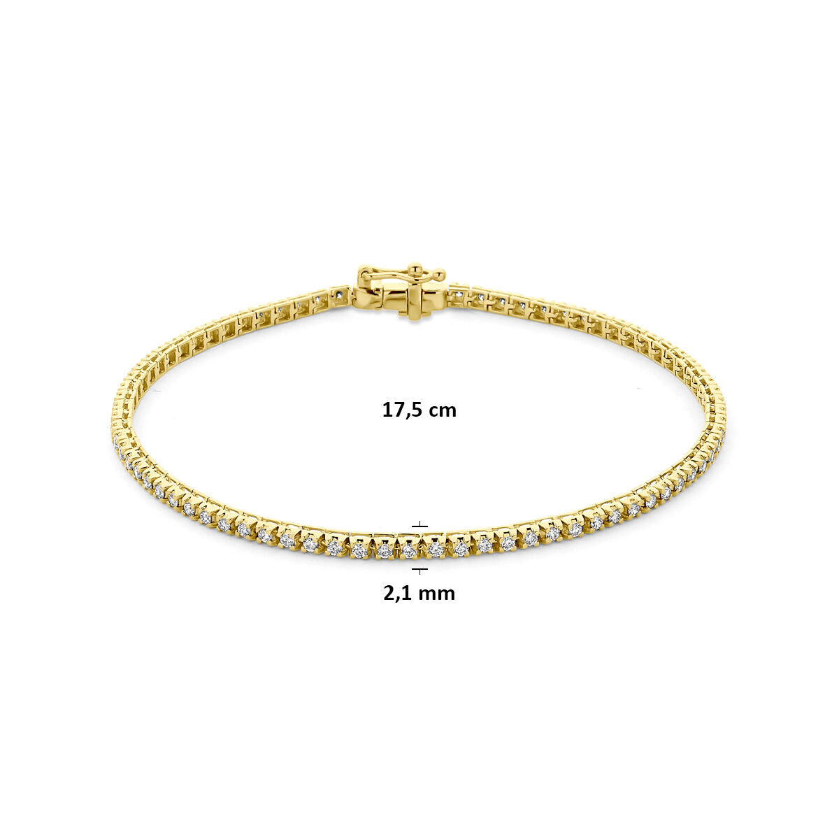 Fantasy Collection Verguld Zilveren Diamanten Armband 2104304