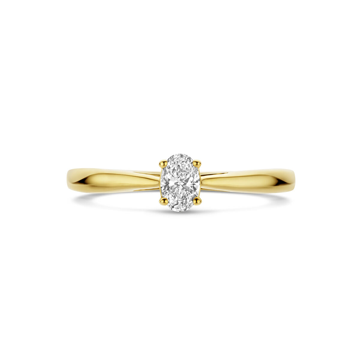 Fantasy Collection Ring lab grown diamant 0.25ct h si 14K geelgoud
