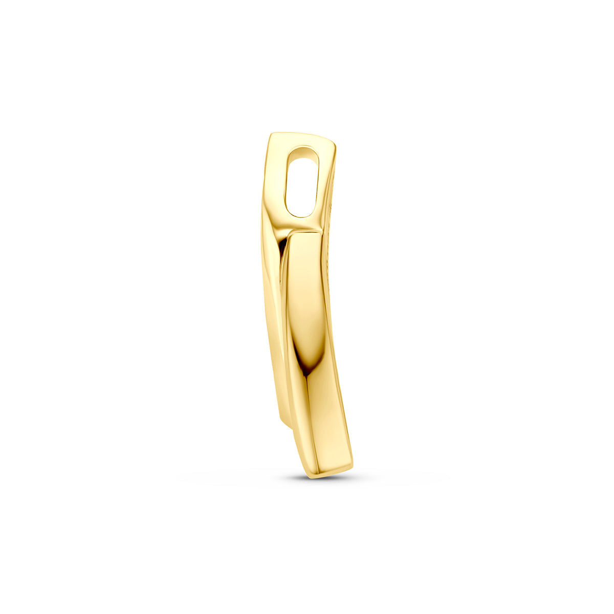 Fantasy Collection Hanger lab grown diamant 14K goud en zilver 0.02ct f vs 15 mm - afbeelding 3