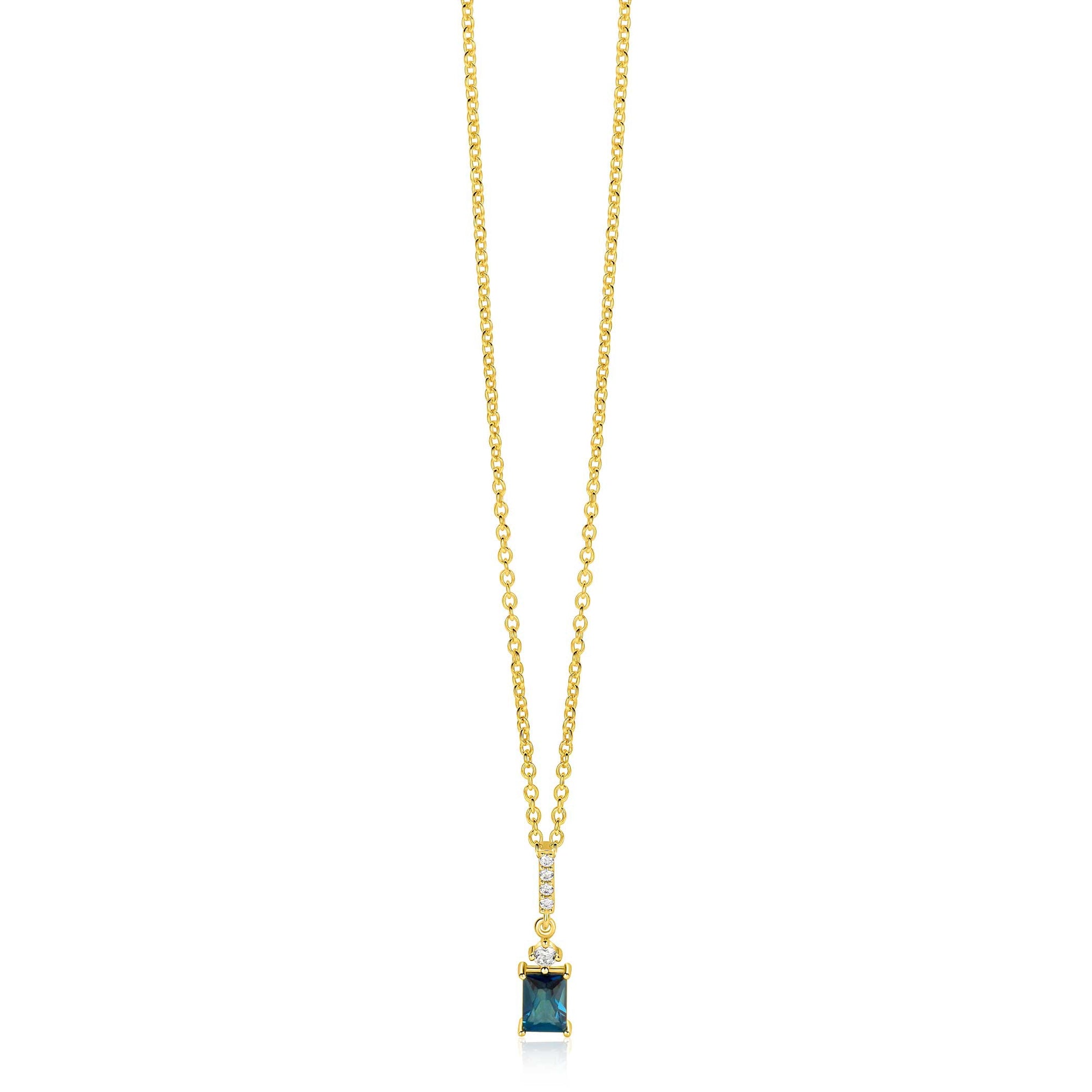 ZINZI Verguld Zilveren Ketting ZIC2896 - ZIC2896