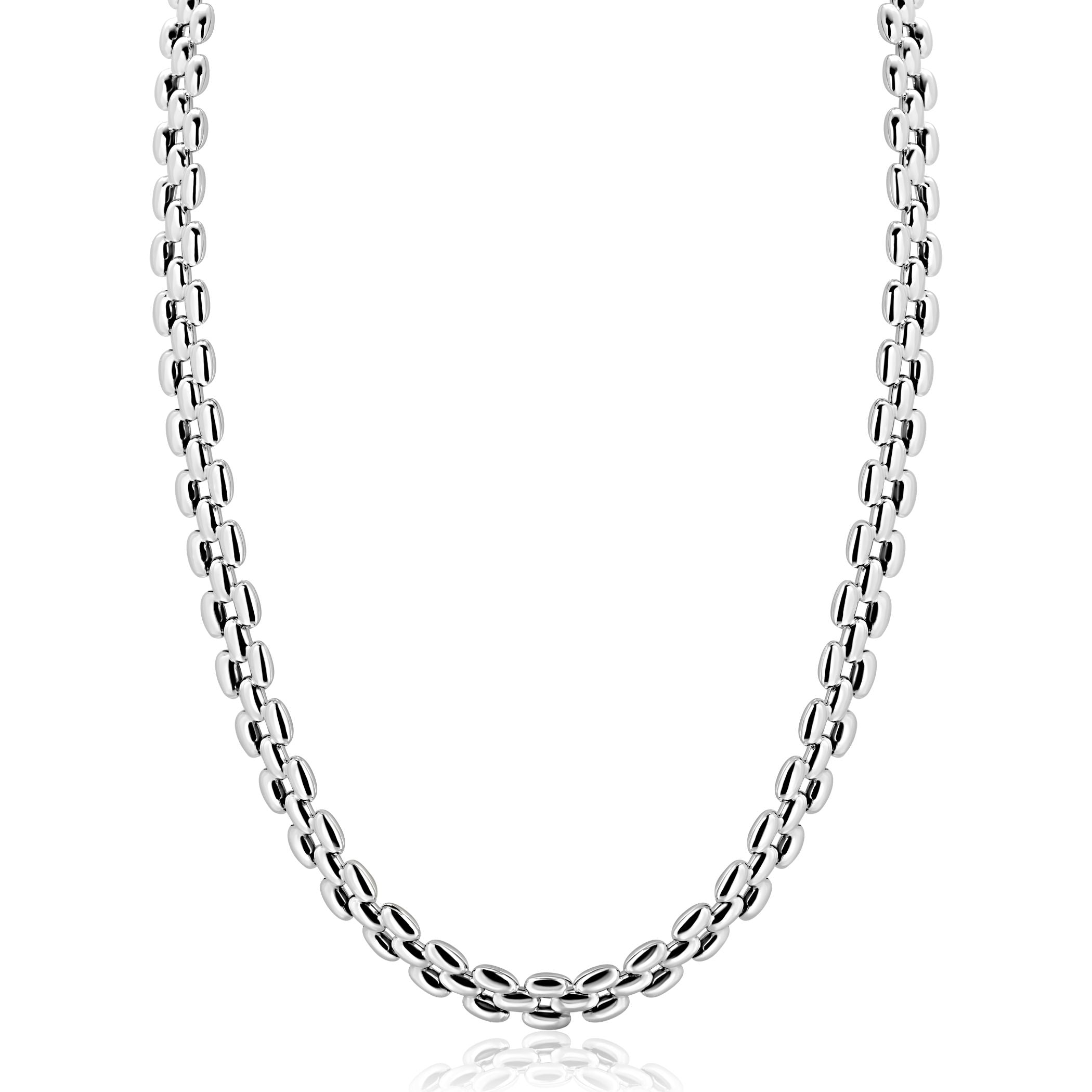 ZINZI Zilveren Ketting 43 cm - ZIC2764