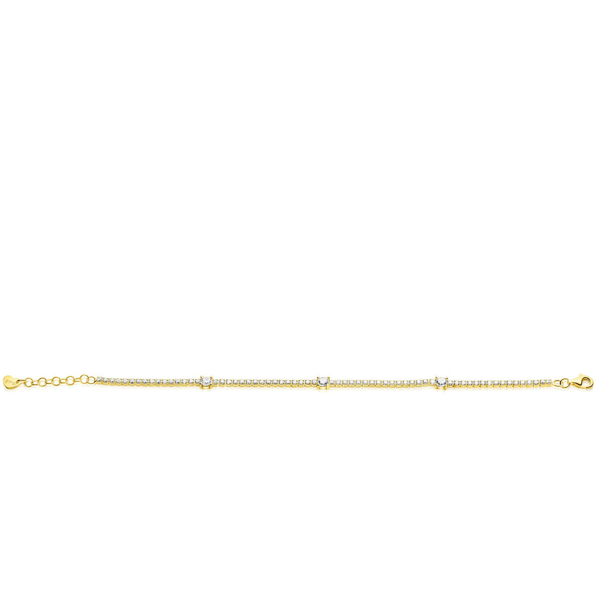 ZINZI Verguld Zilveren Armband ZIA2894Y