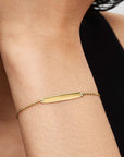 Pandora Schakelarmband met graveerbaar staafje 564010C01