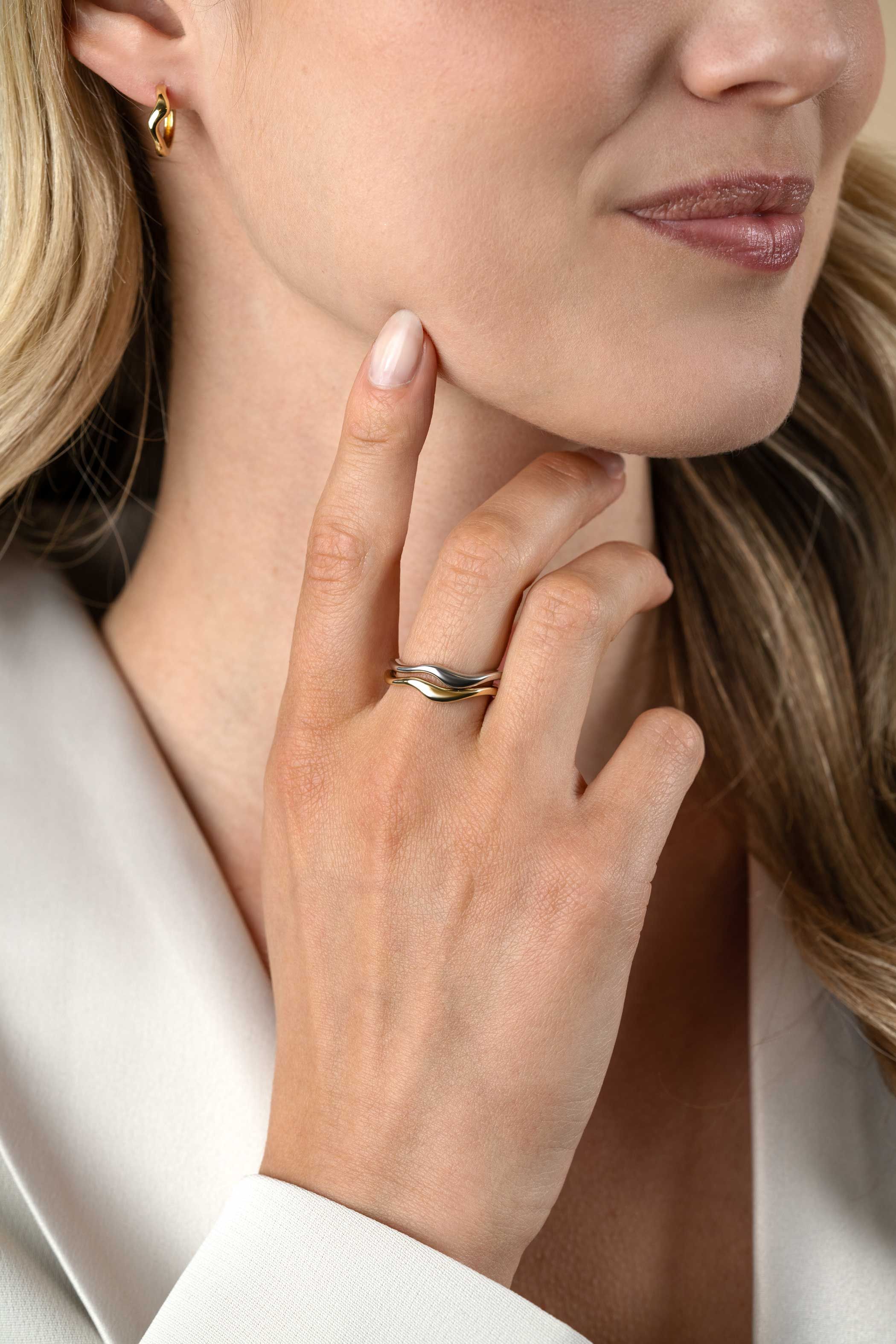 ZINZI Verguld Zilveren Ring - ZIR2627G