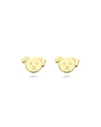 14K geelgouden oorknoppen hond 6 mm - 4034696 - PansiteNederland.nl