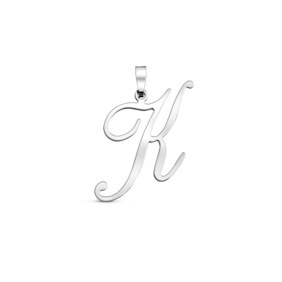 Hanger sierletter K 29 mm zilver #Letter_K