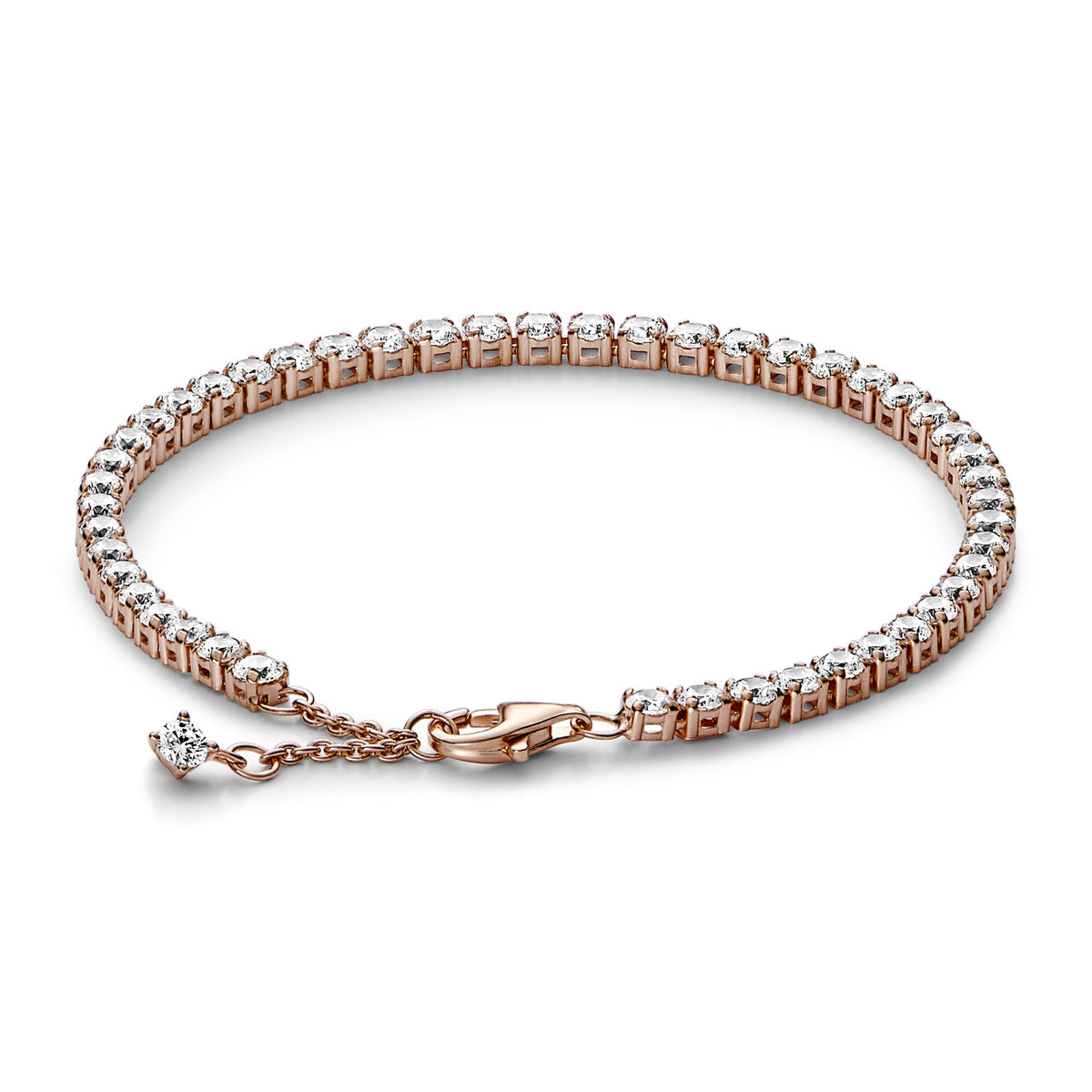 Pandora Sprankelende tennisarmband roségoudverguld 581469C01