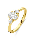 14K Geelgouden ring zirkonia 4034029