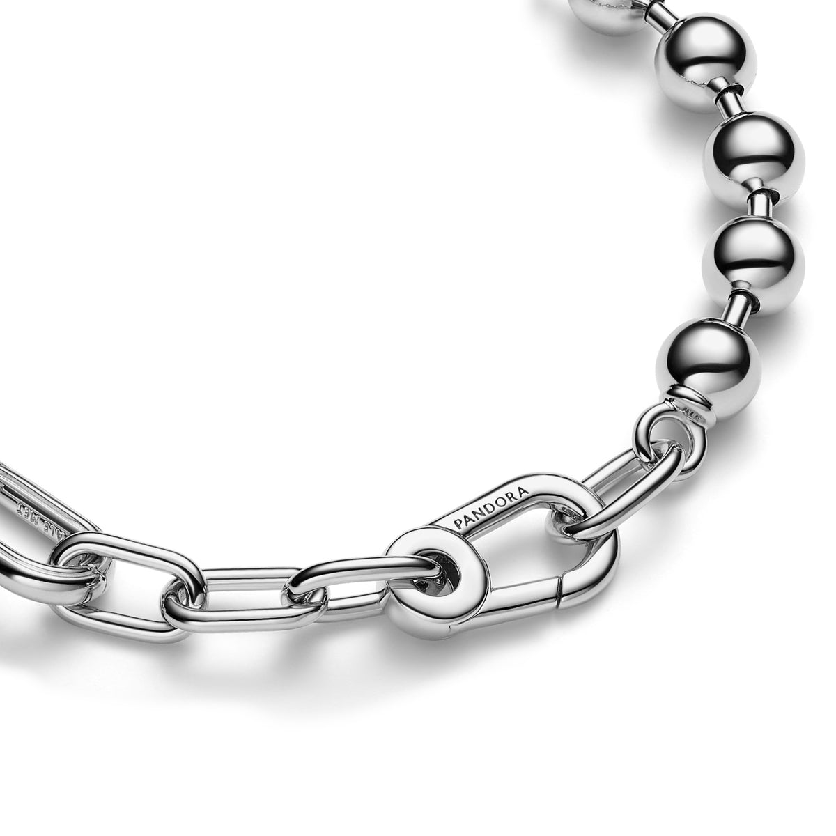 Pandora ME metalen beads & schakelarmband zilver 592793C00