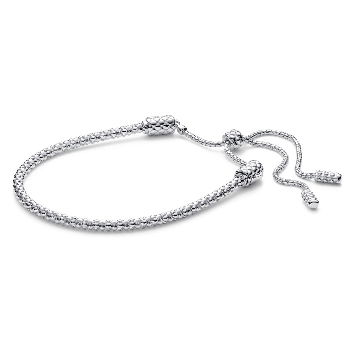 Pandora Moments schuifarmband met studded schakels zilver