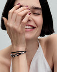Pandora Moments Bruine Geweven Leren Armband 593338C01 - PansiteNederland.nl