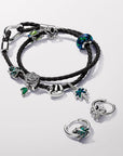 Pandora Moments Bruine Geweven Leren Armband 593338C01 - PansiteNederland.nl