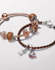 Disney The Lion King Sluiting Pandora Moments Gevlochten Leren Armband 593361C01