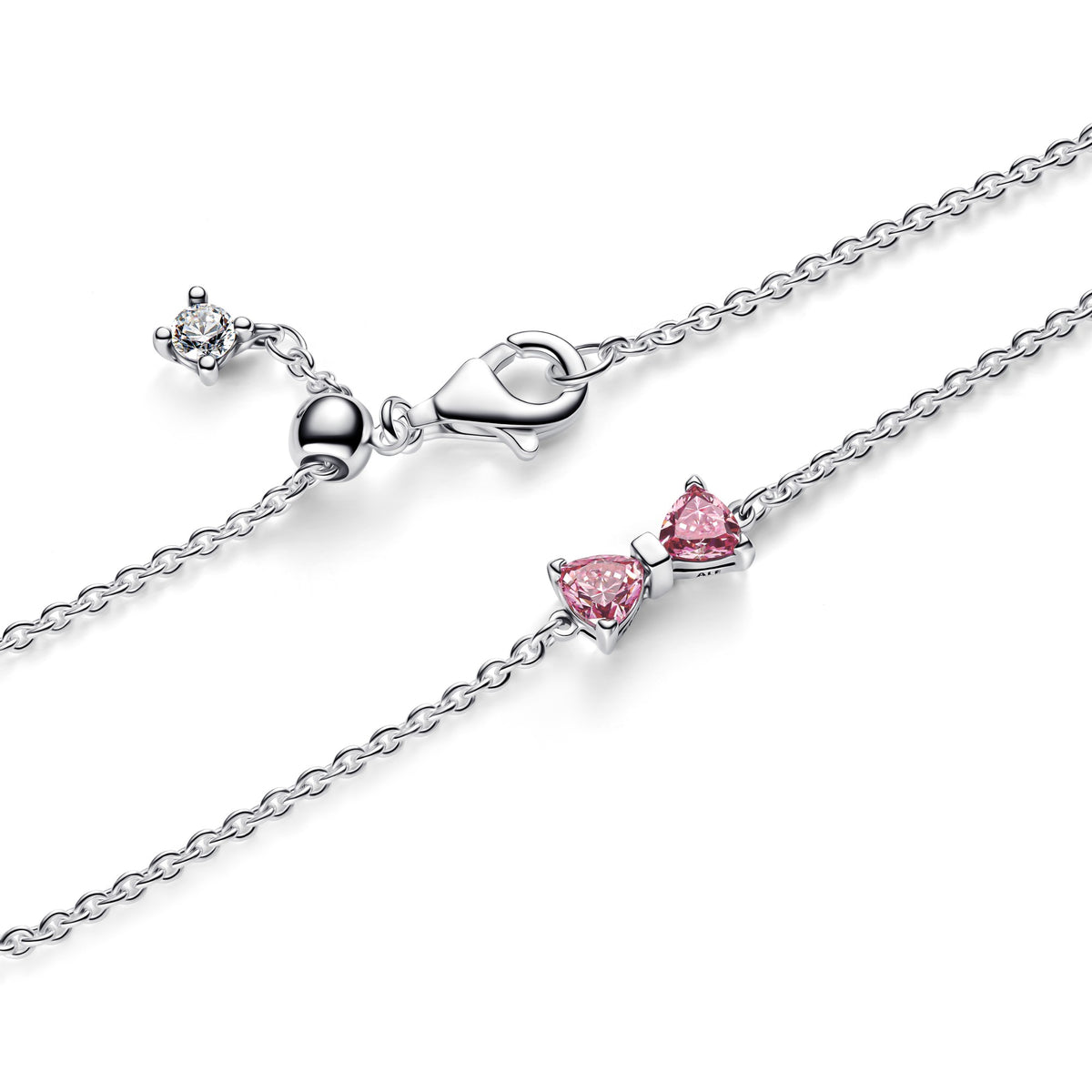 Pandora Schakelarmband met strikje zilver 594234C01