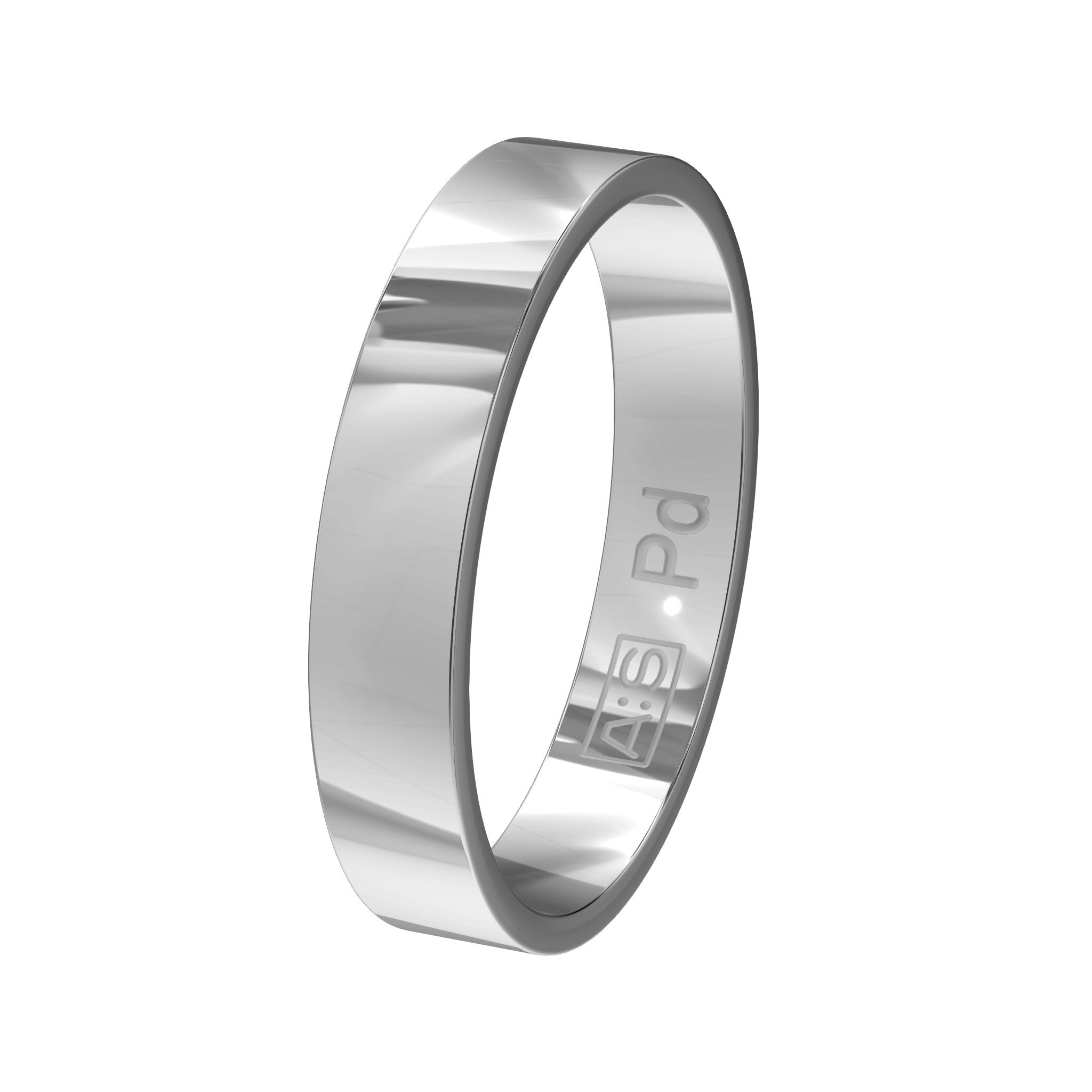 Aller Spanninga Trouwring 100 Palladium 585
