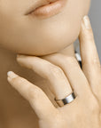 Edelstaal Ring A508 - 6 Mm Zonder Cz 6501582 - PansiteNederland.nl