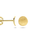 14K Geelgoud Oorknoppen Scratch 4026946