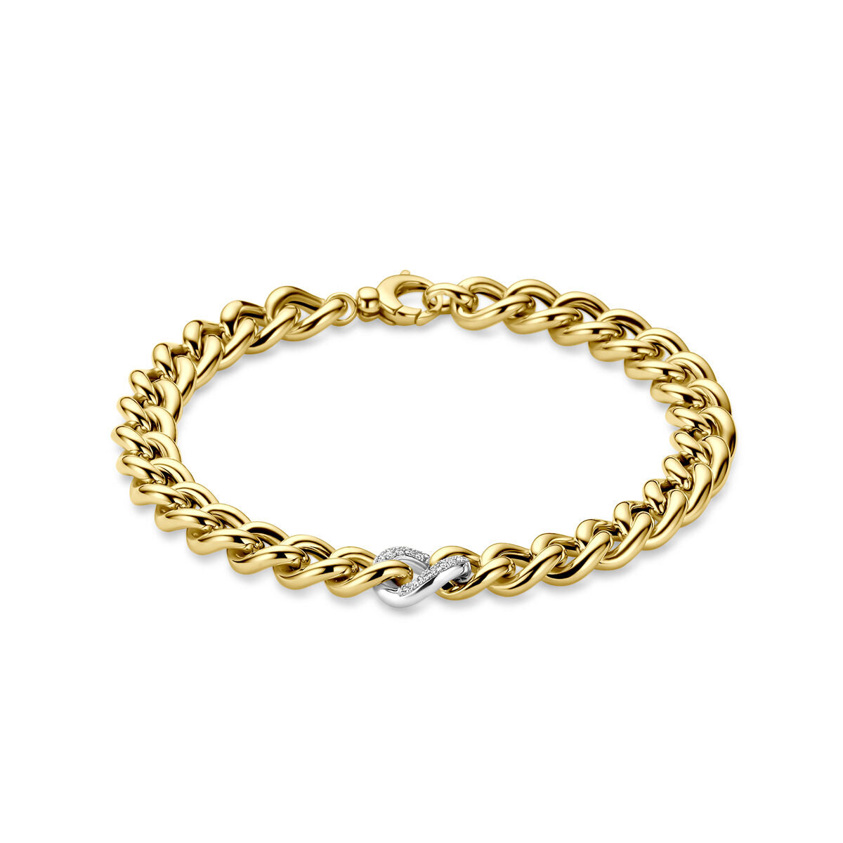 Fantasy Collection 14K Bicolor Gouden Diamanten Armband 4209046
