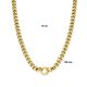 14K geelgoud collier gourmette 45 cm met groot springslot 4018064
