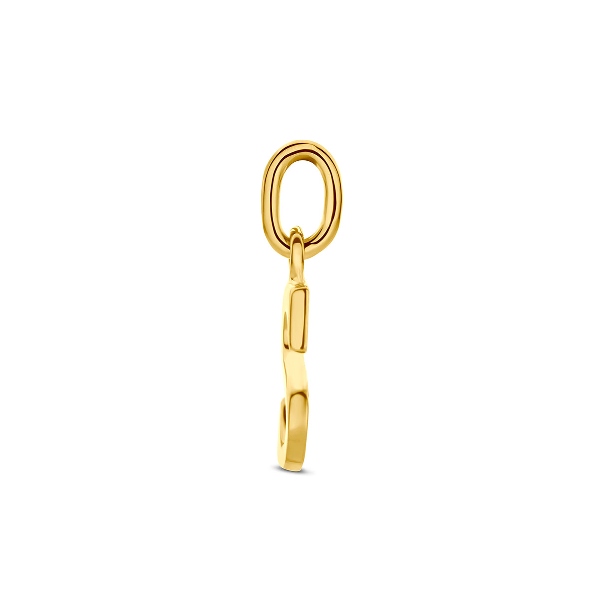 Hanger letter S 12,5 mm 14K geelgoud #Letter_S