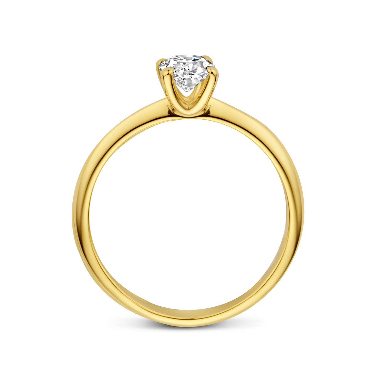 Fantasy Collection Ring lab grown diamant 0.50ct f vs 14K geelgoud