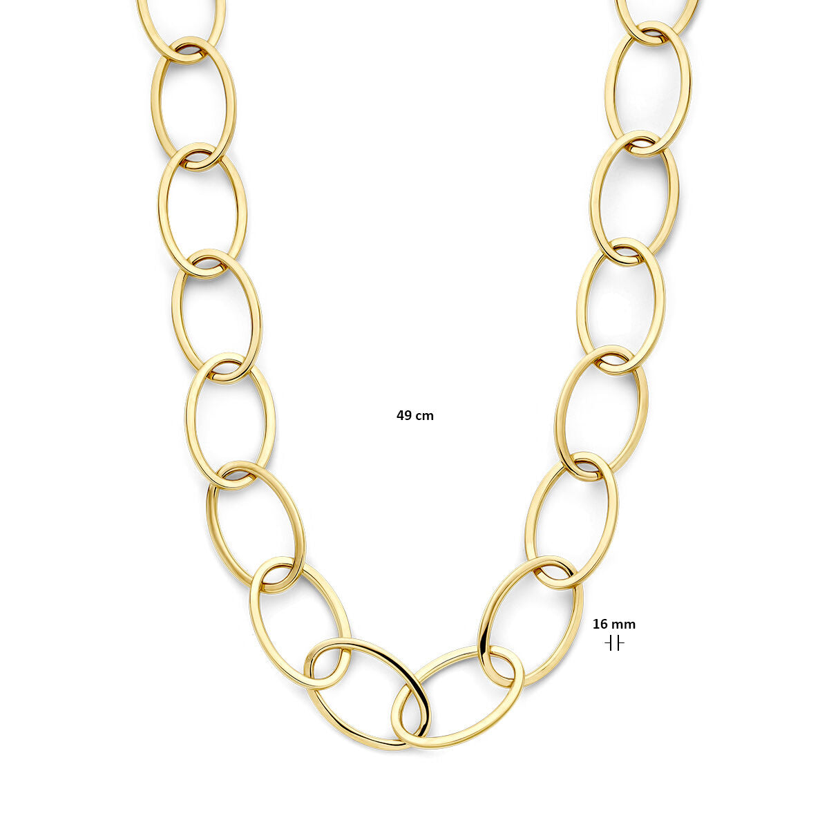 14K geelgoud collier 16 mm 50 cm 4028414 - PansiteNederland.nl