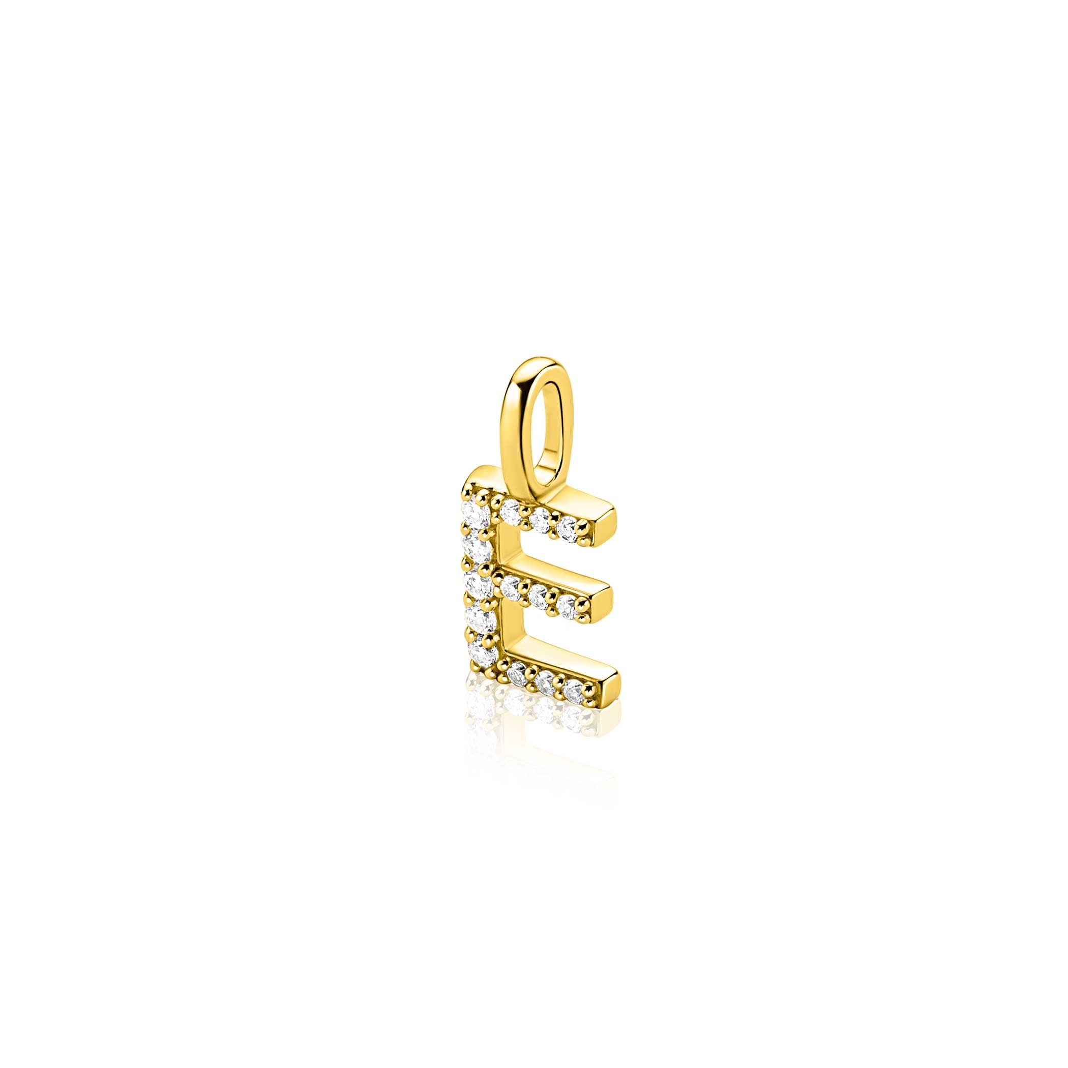 ZINZI Verguld Zilveren Hanger ZIH2828-E