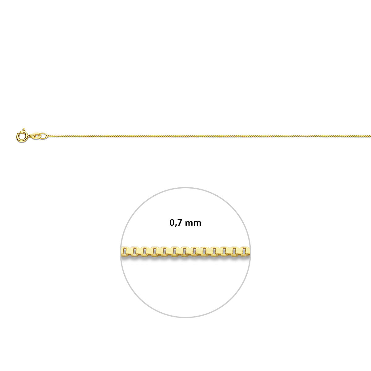 Fantasy Collection 9K Geelgouden Ketting 8000510