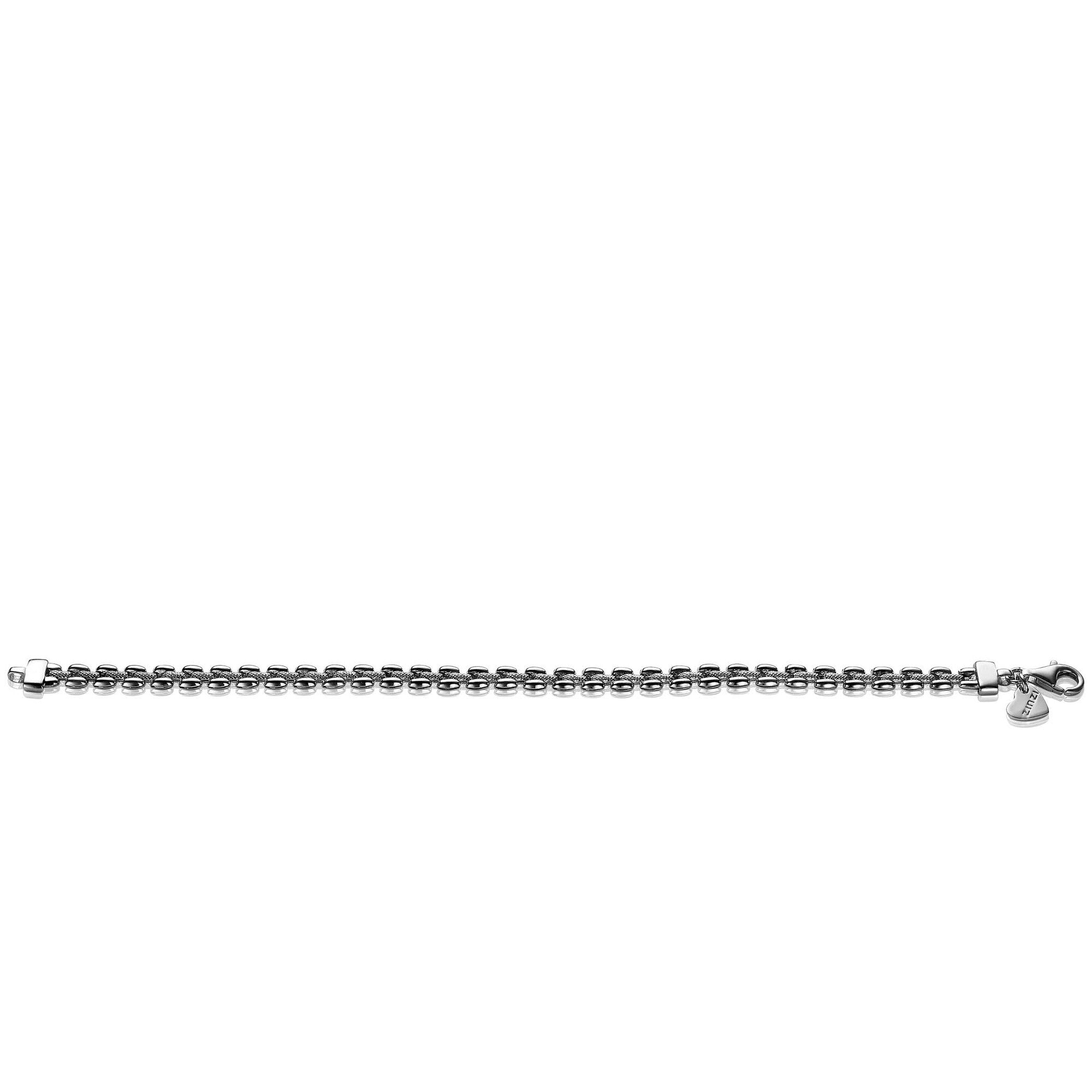 ZINZI zilveren luxe armband met rolex-style schakels 5mm - ZIA1997