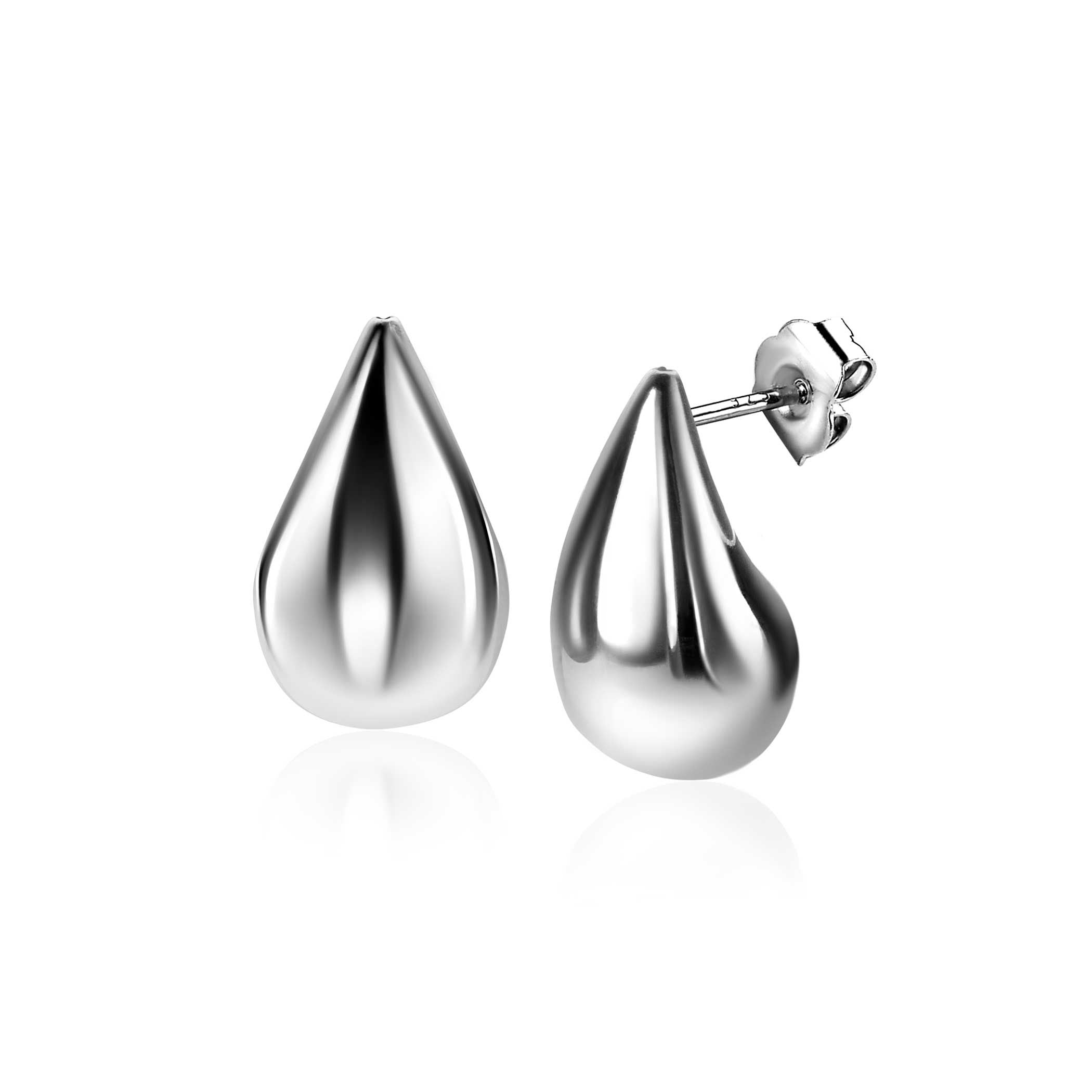 ZINZI Zilveren Oorknoppen 20mm oorbellen - ZIO2589