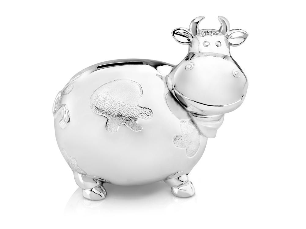 Zilverstad Spaarpot Boerderijdieren Verzilverd - 6159261